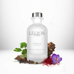 Santal 16 Fragrance Oil - Front Bottle View | 200mL | Lèlior de Paris