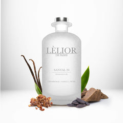 Santal 20 Fragrance Oil - Front Bottle View | 500mL | Lèlior de Paris