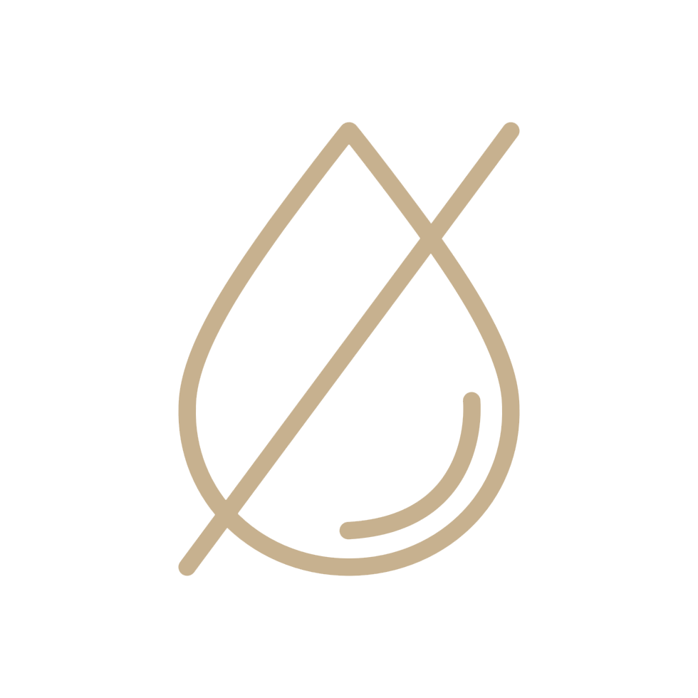 Drop slash no water no humidity water