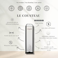 Le Cousteau Diffuser - Infographic | Lèlior de Paris