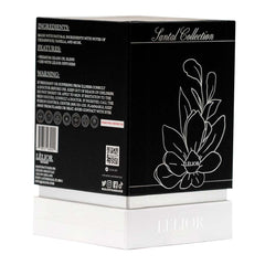 Santal 20 Fragrance Oil - Back and Left Side Product Package View | 100mL | Lèlior de Paris
