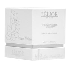 Tobacco Vanille Fragrance Oil - Front and Left Side Product Package View | 50mL | Lèlior de Paris