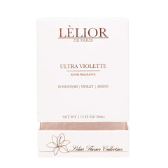 Ultra Violette Fragrance Room Spray - Front Product Package View | 50mL | Lèlior de Paris