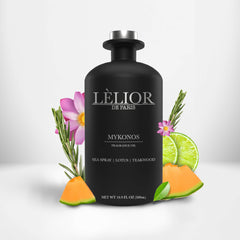 Mykonos Fragrance Oil - Front Bottle View | 500ML | Lèlior de Paris