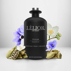 Tulum Fragrance Oil - Front Bottle View | 500mL | Lèlior de Paris