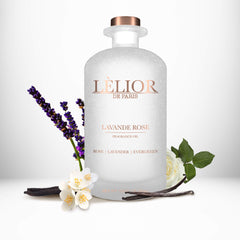 Lavande Rose Fragrance Oil - Front Bottle View | 500ML | Lélior de Paris