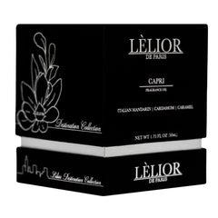 Capri Fragrance Oil - Front and Left Side of Product Package | 50ML | Lélior de Paris
