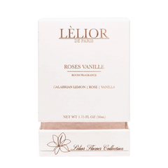 Roses Vanille Room Fragrance Spray - front package view | Lèlior de Paris